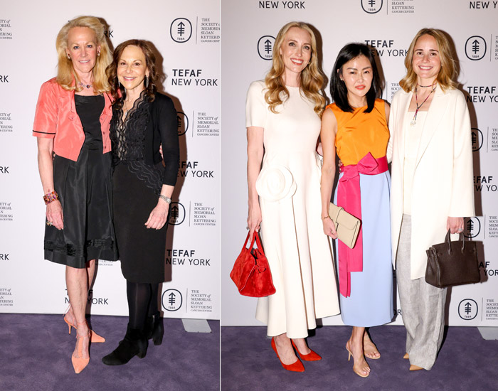 Muffie Potter Aston, Bettina Zilkha; Melanie Lazenby McLennan, Brooke Sinclair