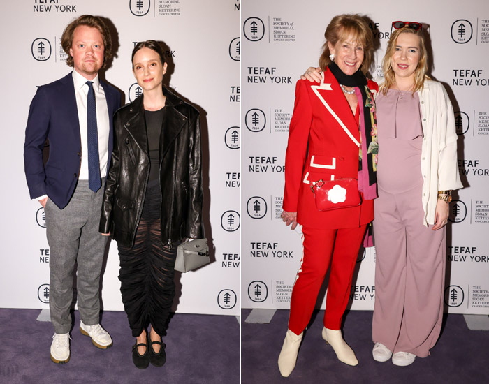 Thomas Van Haren and Charlotte Groeneveld; Phyllis Hattis and Beatrice Spencer Rubin.