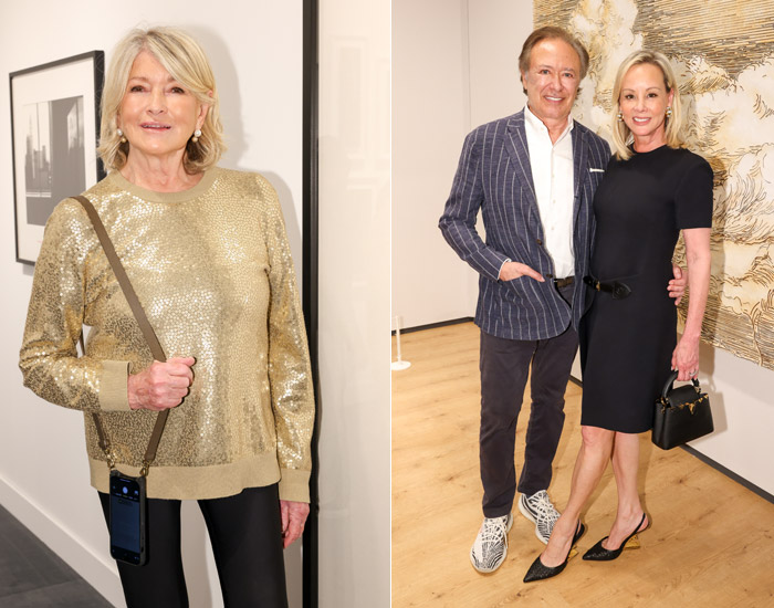 Martha Stewart; Valentín and Yaz Hernandez
