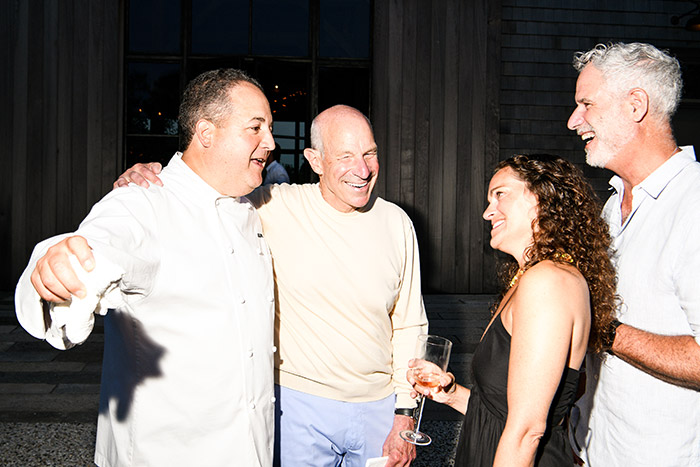 Josh Capon, Jonathan Tisch, Cindy Krupp, Scott Berrie