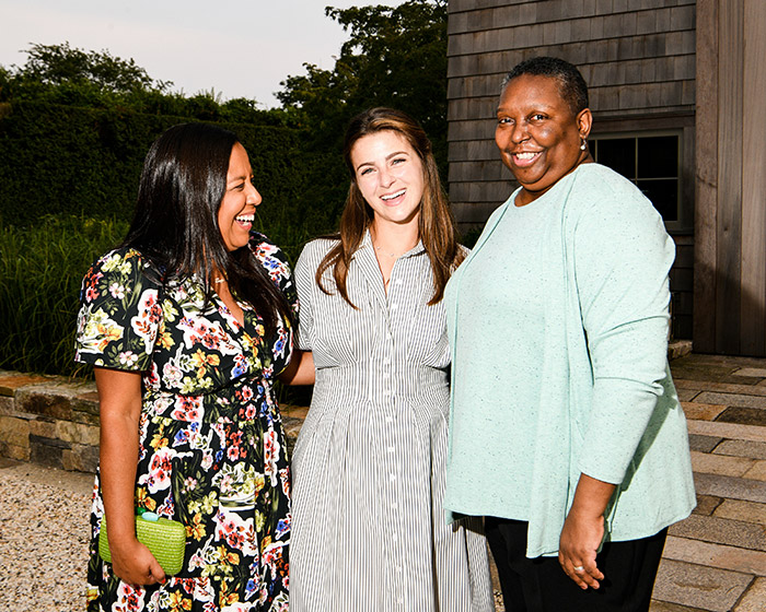 Image Description: Enjoli Robinson, Alyssa Zahakos, Shannon Snead