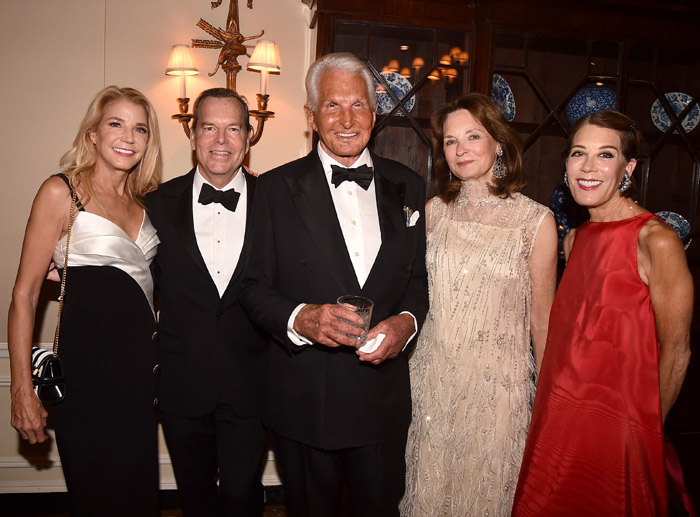 Candace Bushnell, Scott Currie George Hamilton, Katherine Bryan, and Peggy Siegal.