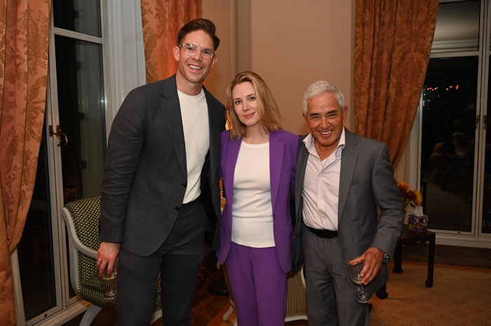 Frank DiLella, Imogen Lloyd Webber and Patrick Pacheco