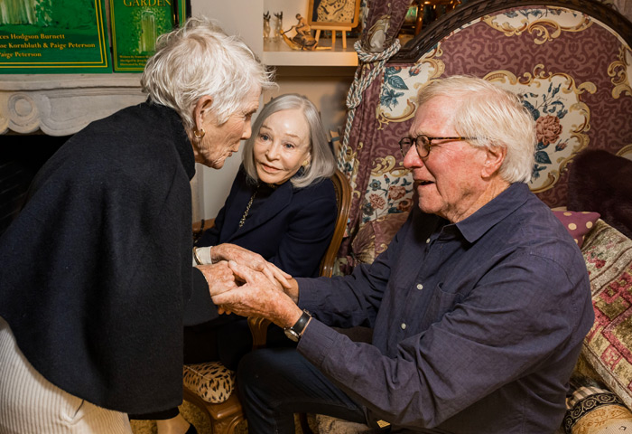 Claire McCauliffe, Gretchen Kimball and Jim Wood