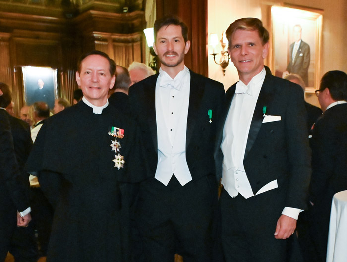 Cav. Gr. Cr. Rev. Michael Lankford -Stokes, Cav. Sterling Kromas, Cav. Michael Pecnik