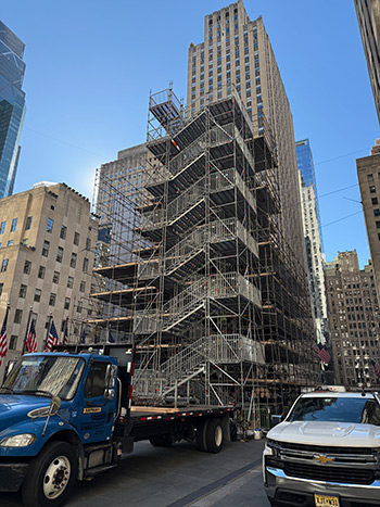 The skill of the scaffolder.