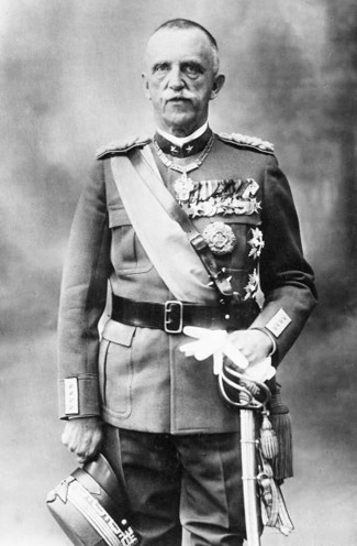 King Vittorio Emanuele III, circa 1930.