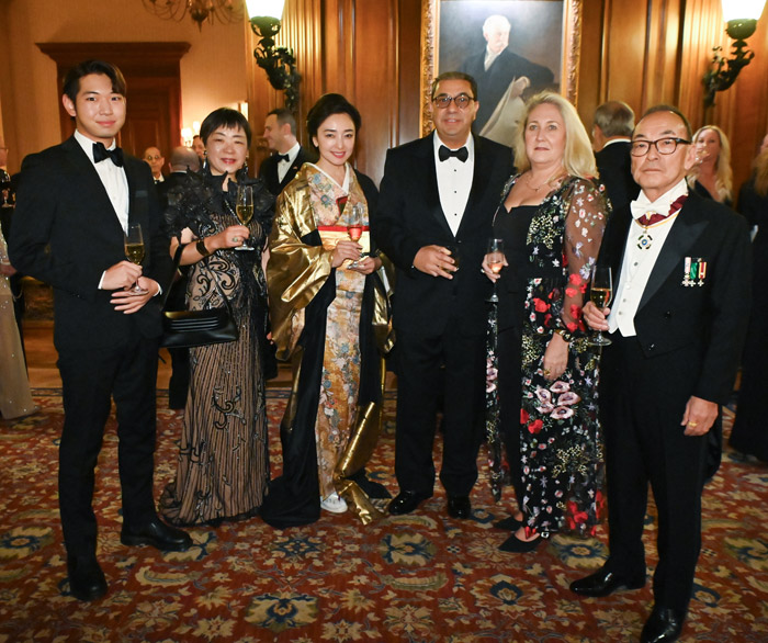 Yuki Suzuki, Madame Kiyomi Kishi, Madame Yuko Takiguchi, Fadi Nahas, Madame Channel Nahas, Cav. Katsutoshi Tanaka