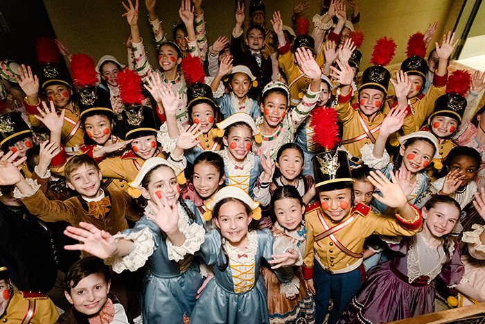 School of American Ballet students from the cast
