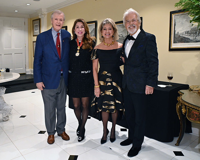 Bill Van Ness, Ann Van Ness, Haidee Marangos, and Dr. Frank Marangos