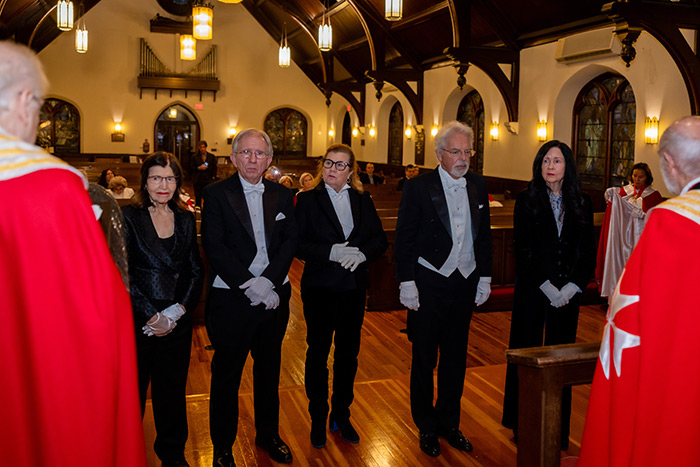 Helen King, David Morris, Puly Rincon, Frank Marangos, and Patricia Cossutta