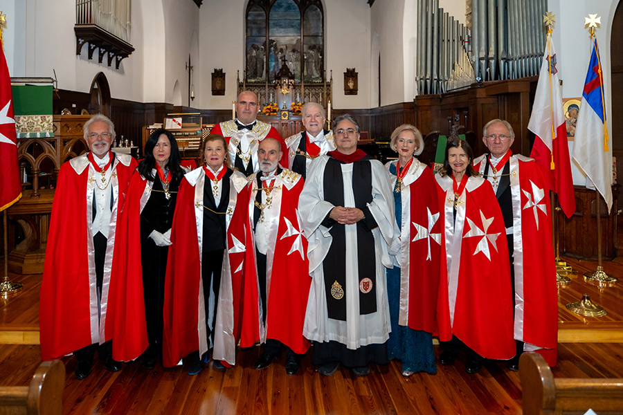 Frank Marangos, Patricia Cossutta, Puly Rincon, Paul Borg, Father Thomas Mathews, Mary Elaine Morris, Helen King, David Morris, Noel Vassallo, and Dr. Vincent Bonagura