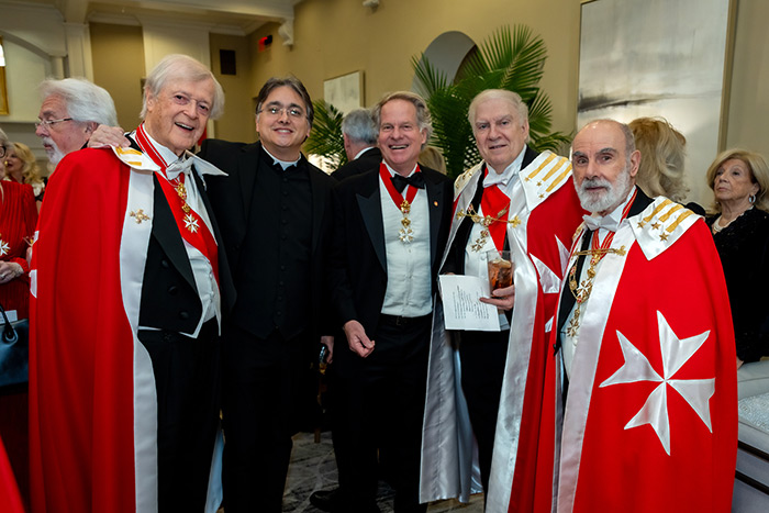 William Van Ness, Father Thomas Mathews, Douglas Ayres, Dr. Vincent Bonagura, and Paul Borg