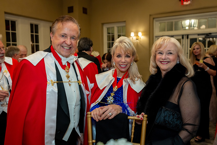 Dr. Robert Lahita, Carolyn Palmer, and Elizabeth Jansen