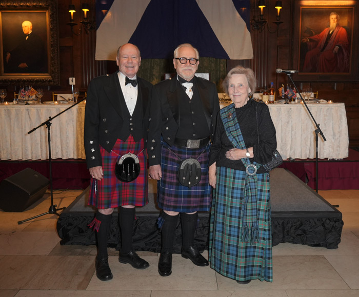 Richard Porter, Brian Cox and Jeanne Porter