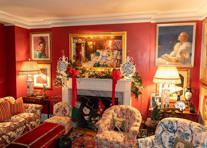 Upper East Side holiday magic at Jackie Weld Drake's place.