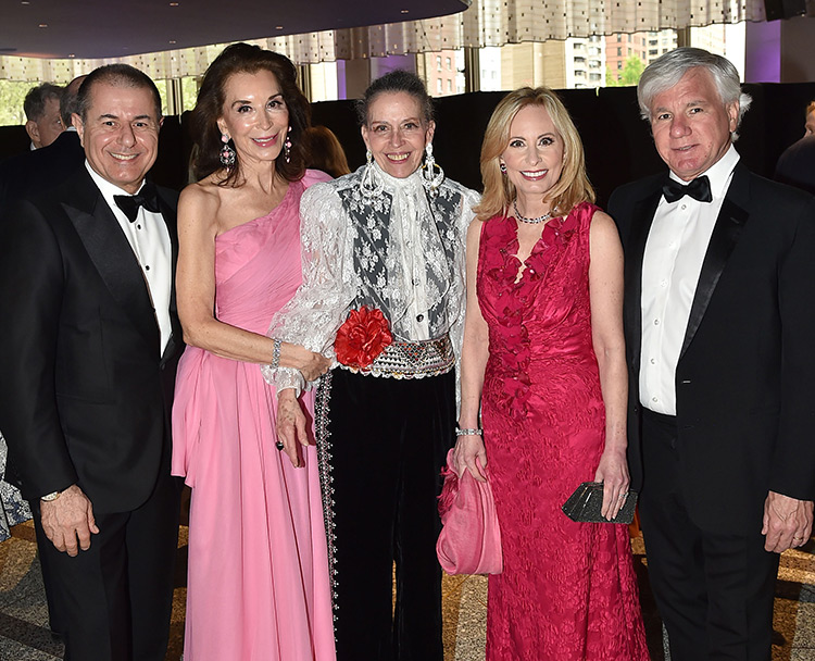 Alessandro Saracino Fendi, Fe Fendi, Marilyn Kirschner, and Gillian Miniter