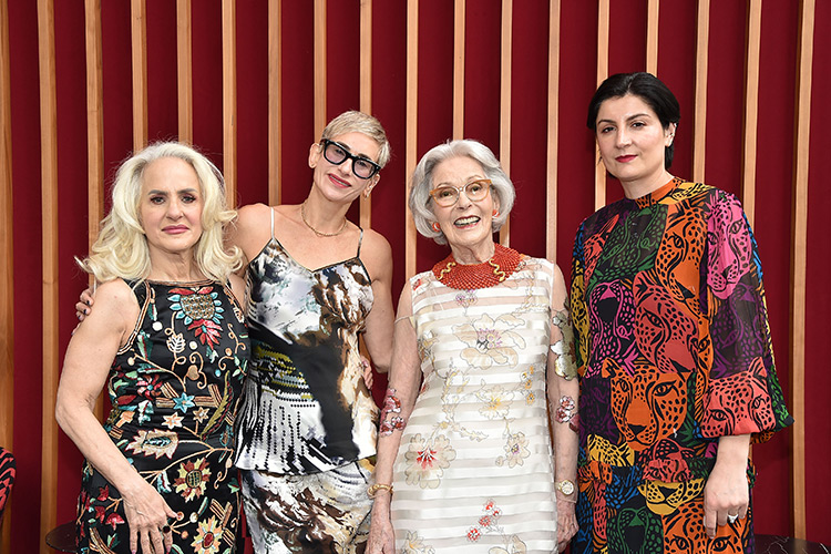 Lisa Vita, Liz Topp, Barbara Tober, and Martha Dedvukaj