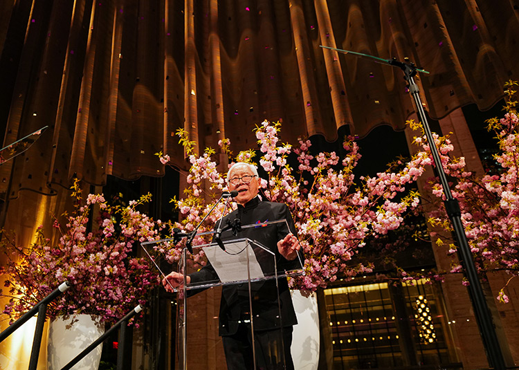Board Co-Chairman Oscar L. Tang, who reflected on the Tobers’ decades of mentorship and generosity.