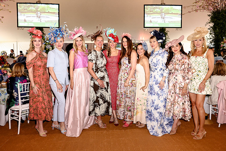 Kaleta Blaffer Johnson, Marie-Noelle Pierce, Katherine Birch, Katherine Gage Boulud, Kathleen Barnea Spink, Devorah Rose, Hasty Torres, and Tatiana Perkin