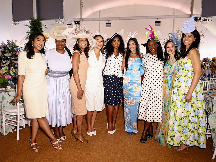 Lauren Wesley Wilson, Tiffany Burkett, Andrea DuBois, Jade Magnus Ogunnaike, Kristina Hunt, Lola Ladeinde Temple, Andrea Achi, and Jill Smith Handy