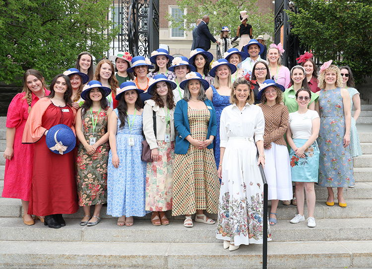 Betsy Smith and staff members of the Central Park Conservancy.